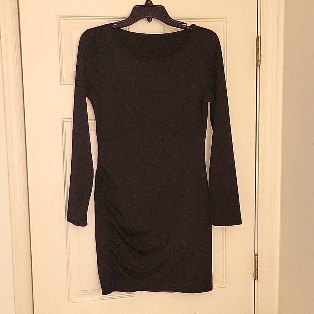 Little Black dress. Stretchy Black material. Very comfortable. Large